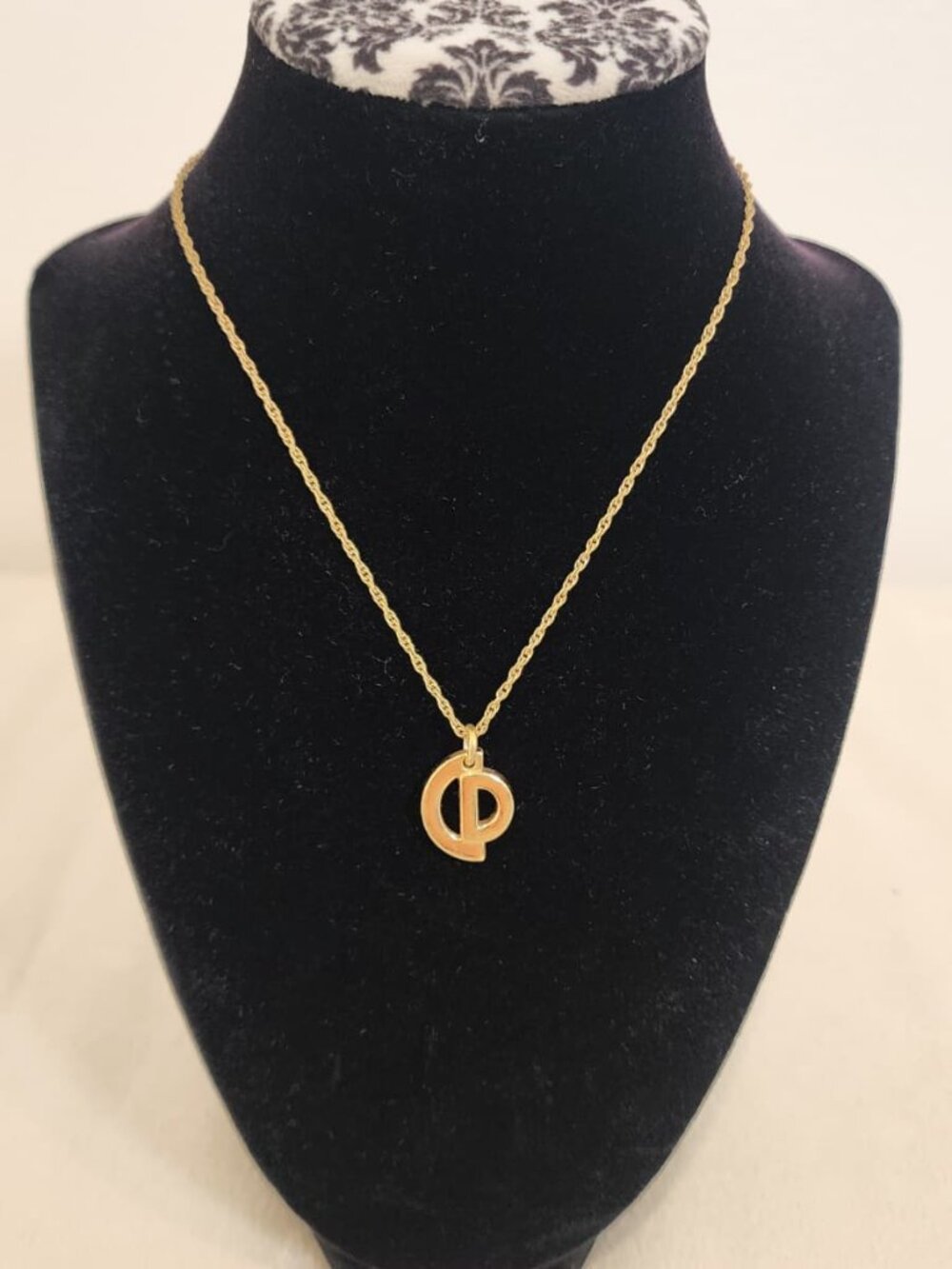 Christian Dior CD Gold-plated Necklace
